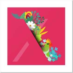 Tropical alphabet x Posters and Art